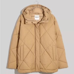 Madewell Holland Quilted Puffer Parka, new without tags